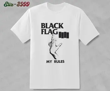 Musta lipu rock-bänd Minu Reeglid Anti-Crasscommericalization Henry Rollins T-Särk pikkade varrukatega