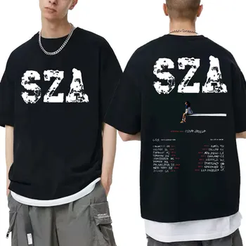 Laulja SZA Muusika Album Graafiline T-särk Unisex Hip-Hop Tshirt Meeste Liiga Tees Streetwear Meeste ja Naiste Vintage Harajuku T-Särgid