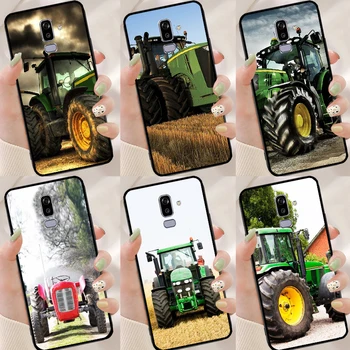 Põllumajandusettevõtte Traktori Case For Samsung Galaxy A3 A5 A6 A7 A8 A9 J8 J3 J7 J5 2016 2017 2018 J4 J6 Pluss Tagakaas