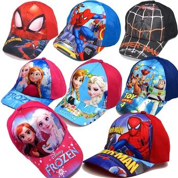 Uus Anime Disney Külmutatud Printsess Miki Minni Hiirt, Lapsed Brändi Müts Poiss, Tüdruk Reisi Spiderman Beebi Mütsid Joonis Kingitused, Mänguasjad 2-8Y