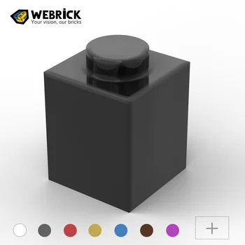 WeBrick 100TK 1x1 Telliskivi 3005 Koondab Osakesed ehitusplokid Paks Arvandmed Haridus-Ühilduv Brändi Mänguasjad Lastele