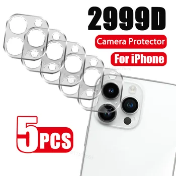 5TK Tagasi Kaamera Klaas Kaitsjad iPhone 15 14 13 12 11 Pro Max Objektiivi kaitseklaas iPhone 14 15 Pluss 13 Mini SE 2020