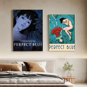 Jaapani Anime Täiuslik Sinise Vintage Plakatid Kleepuv Decoracion Maali Seina Art Valge Jõupaber Toas Seina Decor