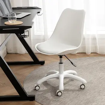 Nahk Juhatuse Töötoolid Kaasaegne Valge Lounge Lugemise Põhjamaade Mugavad Kontoritoolid Nahast Cadeira Gamer Luksuslik Mööbel