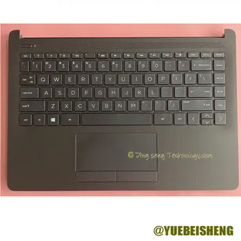 YUEBEISHENG Uus HP 14-DK 14S-DP-14S-DF 14S-CR 14S-CF palmrest USA klaviatuuri ülemine kate Touchpad L24818-001