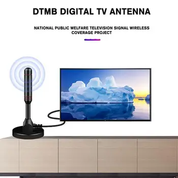 Kaasaskantav TV-Antenni Kiire Reageering Sise-Outdoor Digital HD Õhust 30DBI HD Digitaal-TV Antenni koos Võimendiga DVB-T2