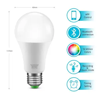WIFI LED Tuya Smart Lamp RGB App Köök Lamp Juhitava Magamistuba sisevalgustus Ühilduv Alexa/ Home 2022