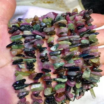 40cm Ebaregulaarne Looduslik Kristall Kivi Turmaliin Crystal Kiibid DIY Tarvikud Ehted Käevõru, Kaelakee, Tervendav