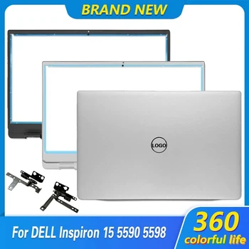 Uus Originaal Laptop Case DELL Inspiron 15 5590 5598 LCD Back Cover Front Bezel Hinged Top Juhul 039T35 0H8G80 Silver 15.6
