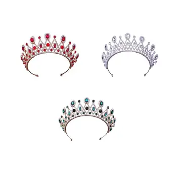 Rhinestone Tiara Rhinestone Crown Mood Peapael Bridal Crown Ehted