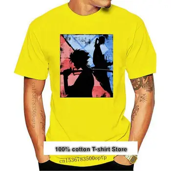 Camiseta Vintage de Champloo para hombre, Camisa de algodón de Manga corta, de diseñador, de Anime, Mugen, Jin, Grunge, nueva