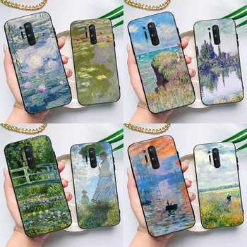 Claude Monet Aed Lotus Silla Puhul OnePlus Nord 2T CE-Lite 2 N10 N200 N300 OnePlus Pro 9 10 11 8T 9R 10T Ace Cover