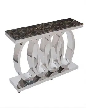 Kaasaegne elutoa mööbel nurgas konsooli tabelid esik Peegelpildis roostevabast terasest marmor konsooli tabelid