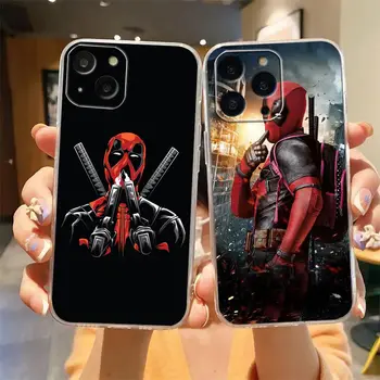 Avengers Deadpool Marvel Selge Telefoni Case For iphone 14 11 12 13 PRO Apple 6 7 6S 8 Plus X-XR, XS MAX Juhul Funda Capa Coque Para