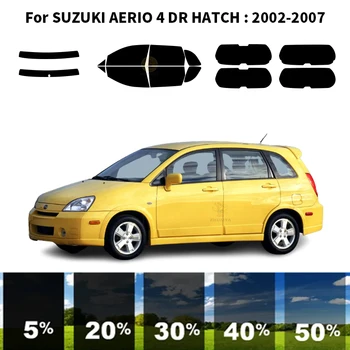 Precut nanoceramics auto UV Aknas Tint Kit Auto Akna Film SUZUKI AERIO 4 DR LUUGI 2002-2007