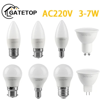 10TK Tehase otsene LED lamp küünal lamp G45 GU10 MR16 AC220V väikese võimsusega 3W-7W kõrge luumenit nr strobe Kohaldata uuringu köök