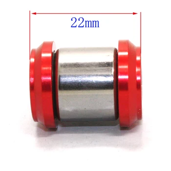 Nõel Rull-Laagrid Puks 25.4 mm Hõbe+punane Pehme Saba Peatamise Alumiinium Keerake Nõela Bike Laagri