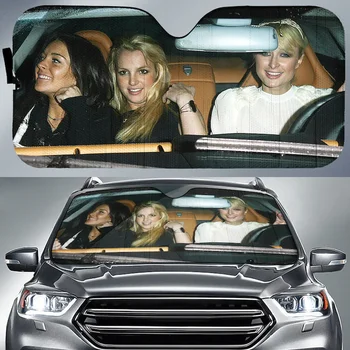 Pariisi Britney Lindsay Soojuse Auto Päikese Vari Ikooniks Auto Tarvikud 2000ndate, Auto, Päike, Varjus, Auto, Päike, Varjus, Auto Esiklaas, Auto Ühe