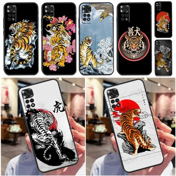 Mood Loomade Tiiger Kunsti Telefoni Puhul Xiaomi Redmi Lisa 12 11 10 8 9 Pro 8T 9S 10S 11S 12C 9C 9T 10A 10C Kate