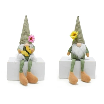 Kevad Lill, Liblikas Gnome Dekoratiivne Ornament Kodumasinate Teenetemärgi Dropship