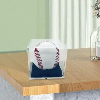 Akrüül-box Baseball Pesapall, Tennis läbipaistev Ekraan Cube Mälestusesemed Presentatsioon palli Suveniiride Ladustamise Palli Asukoht