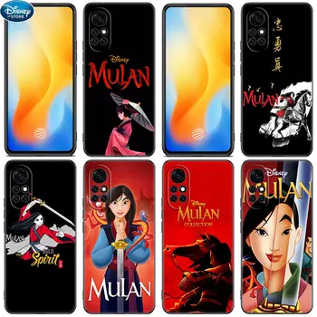 Disney Printsess Mulan Musta Puhul Huawei NOVA 10 Y90 9Z 9SE 8i 7i 7SE Y60 5T Mate 40 20 10 50 Au Lite X40i 70 Pro Kate