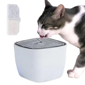 Kass Purskkaev Anti-Dry Pet Purskkaevu 2.5 L-Koer, Vee Dispenser Automaatne Lemmiklooma Vee Purskkaev Koos Smart LED Valgus, Ultra Vaikne