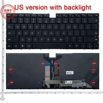 USA UUE klaviatuuri HUAWEI MateBook X 2020 EUL-W19 EUL-W19P EUL-W29 EUL-W29P EUL-WX9 inglise sülearvuti