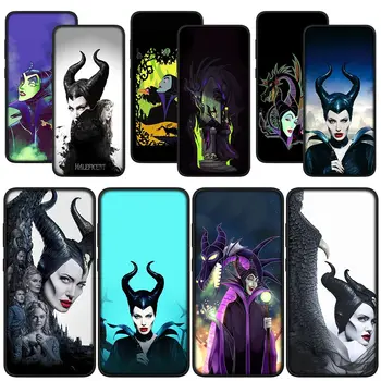 Maleficent Film Cartoon Korpus Telefoni Kate Samsung Galaxy S20 S21 Fe S22 S23 Ultra S8 Pluss A12 A13 A21S A71 Pehme Juhul