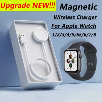 UUS Magnet Juhtmeta Laadija Apple Watch Seeria Kiire laadimisjaama C Laadija USB Kaabel iWatch 8 7 6 SE 5 4 3 2 1
