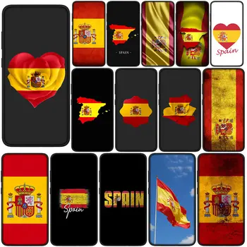 Hispaania Lipu Pehmest Silikoonist Kate Samsung Galaxy Märkus 20 Ultra 10 8 9 S10 Lite S9 A6 A8 Pluss A9 Korpus Telefoni Puhul