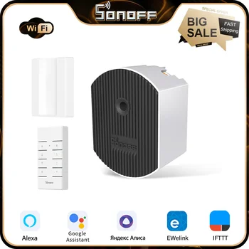 SONOFF D1 Wifi Smart Dimmer Mini Switch DIY Kodu Reguleerida Valguse Heledus APP RM433 RF puldiga Koostööd Alexa Google Kodu