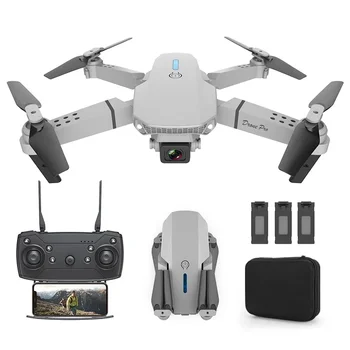 UUS E88 Pro Undamine Koos lainurk HD 4K Dual Camera Kõrgus Hoida Wifi FPV RC Kokkupandav Quadcopter Dron Mänguasjad