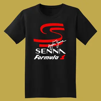 Ayrton Senna Brasiilia Võidusõidu Legend Meeste Must T-Särk, Suurus S 5XL