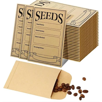 20Pcs Jõupaber Seemne Ümbrikud Suletavasse Isekleepuv Pakettaknad Seemnete Säästmise Kogumise Taimsed Lillede Seemnete Ladustamise Kotid