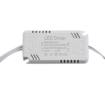 Mustvalge Juhi AC165-265V LED Draiver Adapter LED Valgustus Mitte-Isolating Transformer Lae Lamp, Paneeli Valgus