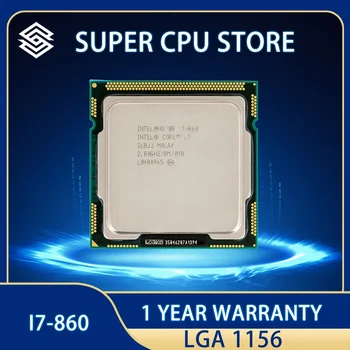 Intel Core i7-860 i7 860 PROTSESSOR Protsessor 8M 95W 2.8 GHz Quad-Core Kaheksa-Lõng LGA-1156 kontakt müüa i7 870