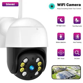 WiFi Kaamera Järelevalve PTZ AI Jälgimise Kaitsta Security Cam ICsee 2K IP Väljas HD 2MP H. 265 Toetab Onvif Inteligente Hogar