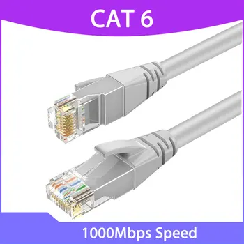 Etherneti Kaabel Cat6 Lan Kaabel UTP RJ45 Võrgustik Patch Kaabel 1m PS PC Interneti Modem Router Cat 6 Kaabel Ethernet Ühendused