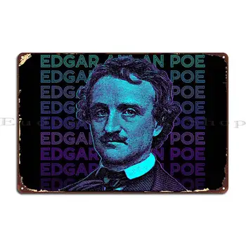 Edgar Allan Poe Retro Metallist Tahvel Kohandatud Kohandada Seina PaintingWall Pubi Tina Märk Plakat