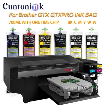Hot Müük 700ML/Kott GTX Tint Kott Üks Kord Kiip Tekstiili DTG TINT Brother GTX-422 GTX-423 GTXPRO Seeria Printer