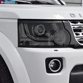 Auto Esitulede kaitsekile Ees Hele Läbipaistev Suitsutatud, Must TPÜ Kleebise Jaoks Land Rover Discovery 4 2009-2016 Tarvikud