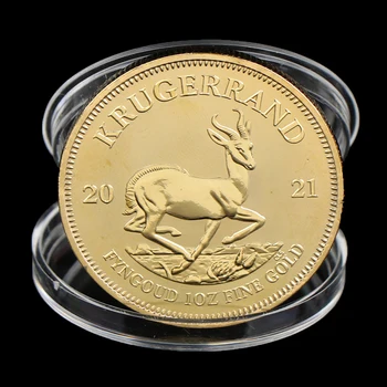 1TK 1974/1978/2021 Lõuna-Aafrika Kulla Krugerrand Mündi kuldmünt Replica Cosplay Prop Kõrge Kvaliteediga Replica