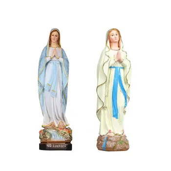 Ema Mary Figuriin Püha Kuju Kollektsiooni Madonna Handpainted Õnnistatud Ema Maarja Kujud Dekoratiivsed Pere Riiul Kingitus