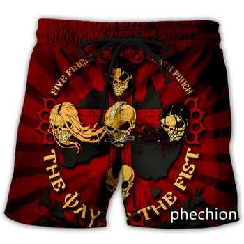 phechion Uued Meeste/Naiste Five Finger Death Punch 3D Trükitud Vabaaja Püksid Fashion Streetwear Mehed Lahti Spordi Püksid A241