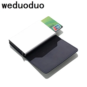 2019 Automaatne PU Nahast Krediitkaardi Valdaja Mees Alumiinium Business ID-Kaardi Meeste Slim Kaardi Puhul Rahakott Meestele