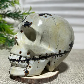 Pilti Kivi Looduslik Cranium Crystal Kvarts Wicca Reiki Tervendav Isendi Kolju Halloween Ornament Home Decor Tuba