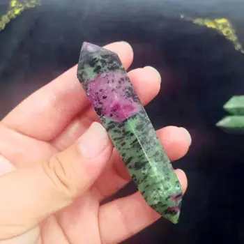 looduslik punane ja roheline aare quartz crystal topelt võlukepp punkti kivid ja kristallid reiki tervendav jaoks purskkaev kodu kaunistamiseks