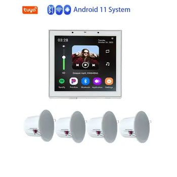 Android 11 Süsteem Seab Tuya Smart Home Seina Võimendi WiFi Alexa Kontrolli puldiga Oma Liiki TUYA Smart Amplificador