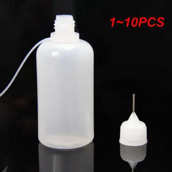 1~10TK 10ml 30ml Plastikust Squeezable Tip Aplikaator Pudel korduvtäidetavaid Tilguti Pudelid Nõela Otsa Caps Liimi DIY